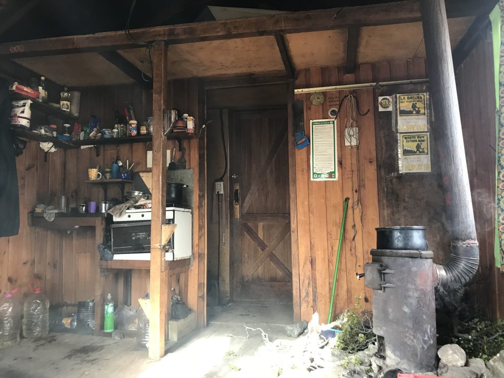 Refugio Cerro bonete por dentro