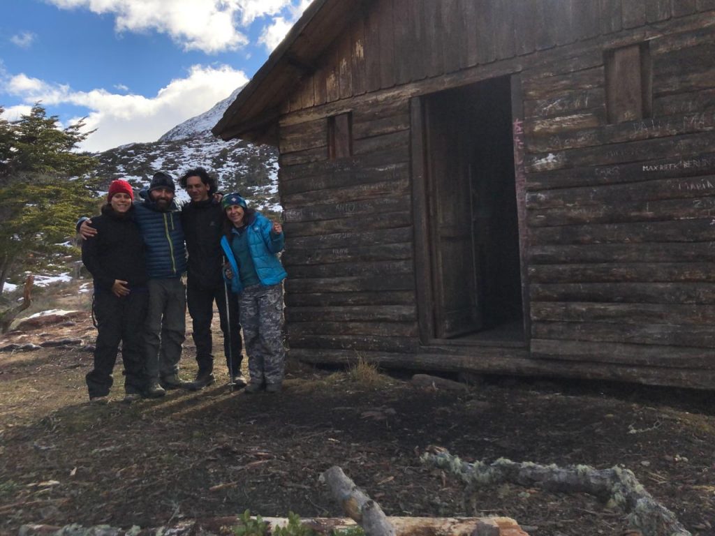 Amigos no Refugio Cerro Bonete