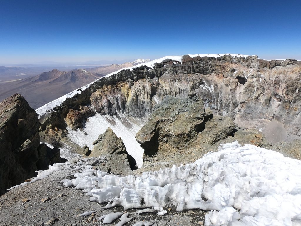Cratera Vulcão Parinacota