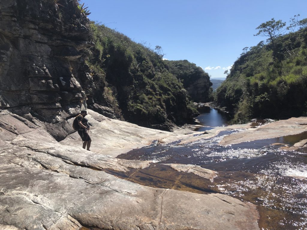 Parte alta Cachoeira do tabuleiro