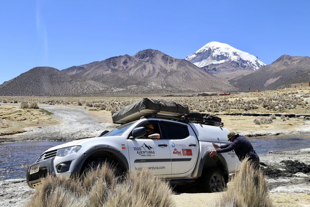 Viagem de carro pela America de Sul, Sajama Bolivia
