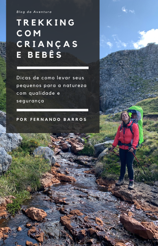 Capa E-book Trekking com Crianças e Bebês - Fernando Barros